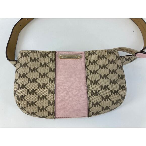 MICHAEL KORS SIGNATURE SAFFIANO LEATHER BELT BAG FANNY PACK - Picture 2 of 11